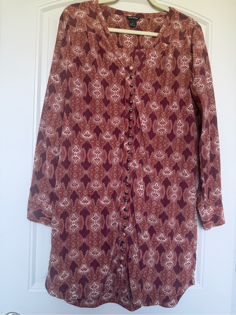 Club Monaco Silk Tunic / Dress